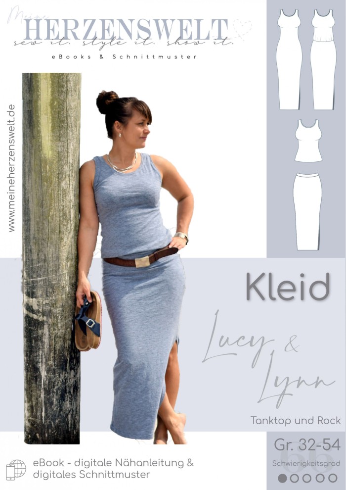 Kleid Lucy/Lynn Schnittmuster Damen