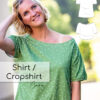 Lookbook #61 meine Cara - Shirt - Cropshirt - Schnittmuster - Nähanleitung - meine Herzenswelt