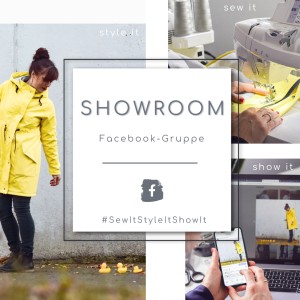 Showroom - Werbebild - Facebook - meine Herzenswelt - Nähen - Schnittmuster