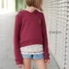 deine Amy - Pullover - Hoodie - Croppullover - Nähanleitung - Schnittmuster - eBook - meine Herzenswelt