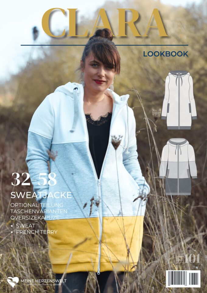 L101 Lookbook Clara Schnittmuster Jacke Damen