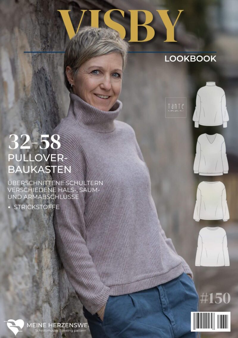 L150 Lookbook Visby Schnittmuster Pullover Damen