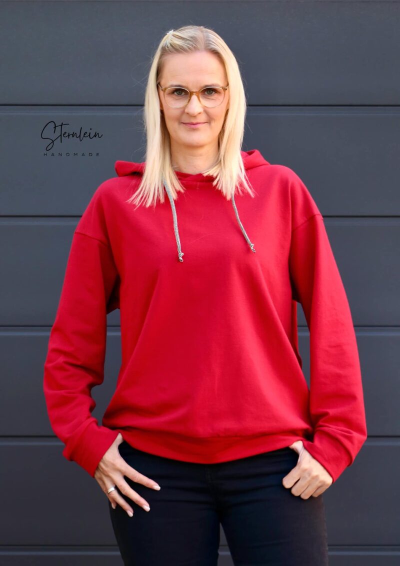 naehanleitung von meine herzenswelt hoodie für damen boston Melanie Werner1