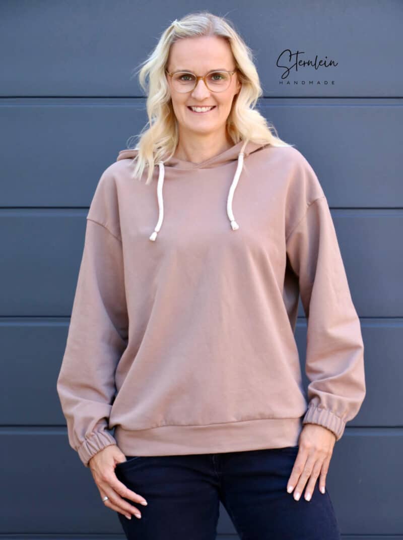 naehanleitung von meine herzenswelt hoodie für damen boston melanie werner