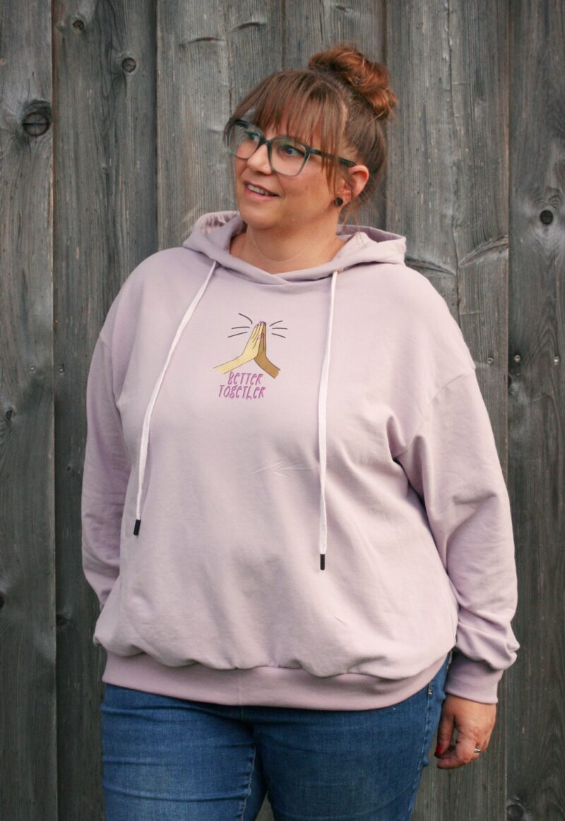 naehanleitung von meine herzenswelt oversizehoodie für damen boston Stephanie Lenz