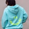 meine Herzenswelt Hoodie Kinder Teenie Plott Smiley Just Smile Be Happy whatever Ilona2