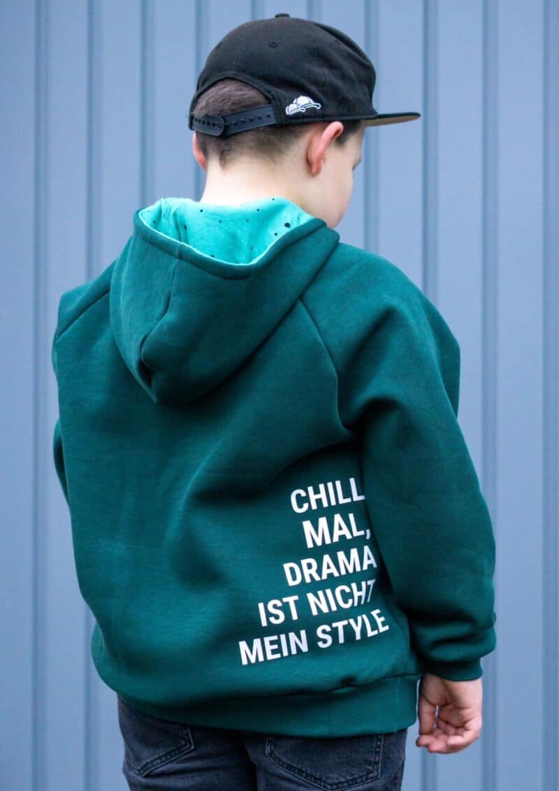 meine Herzenswelt Hoodie Kinder Teenie Vibes Plott bevor du fragst nö Nicole Heidtmann