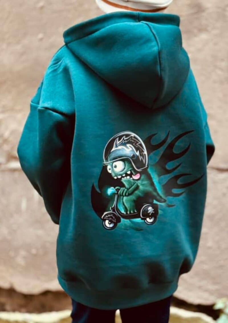 naehanleitung von meine herzenswelt hoodie für kinder boston Katinka Bre1