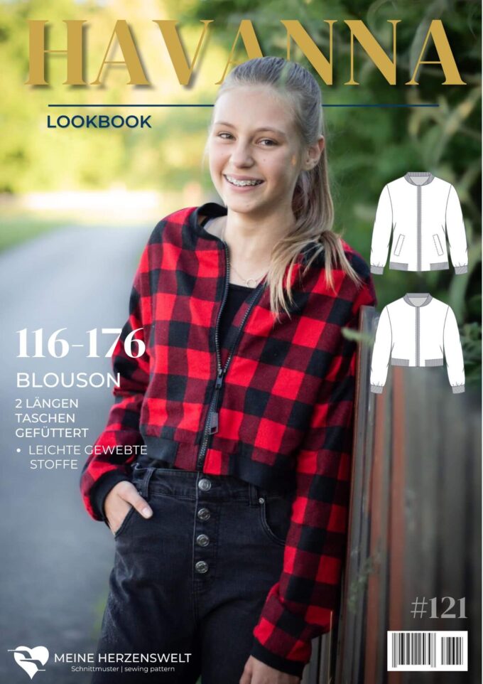 L121 Lookbook Havanna Schnittmuster Blouson Kids