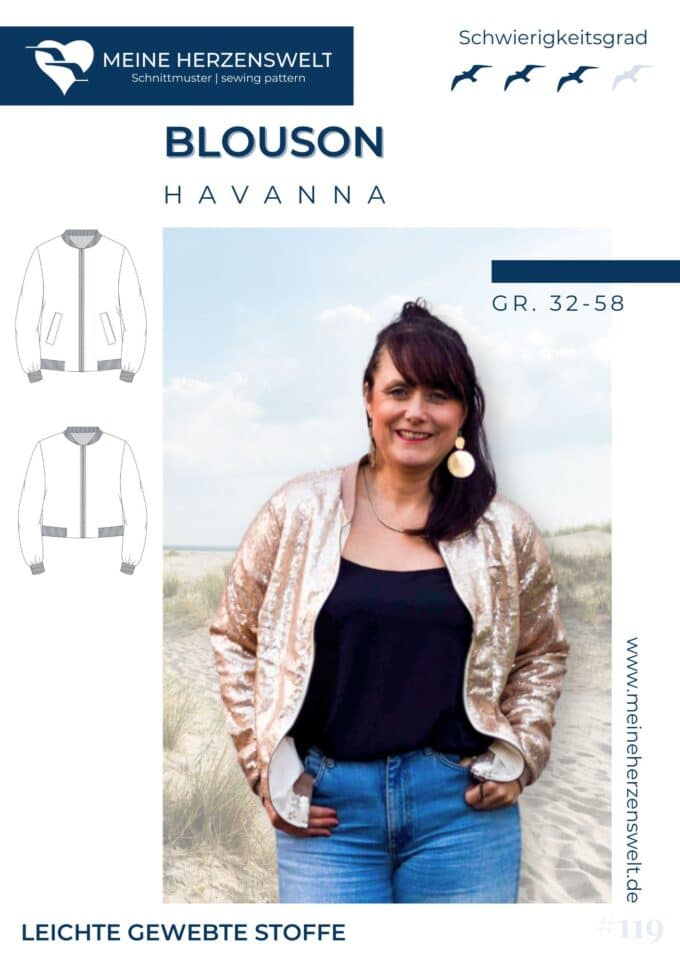 S119 Havanna Blouson Schnittmuster Naehen Meine Herzenswelt (2)