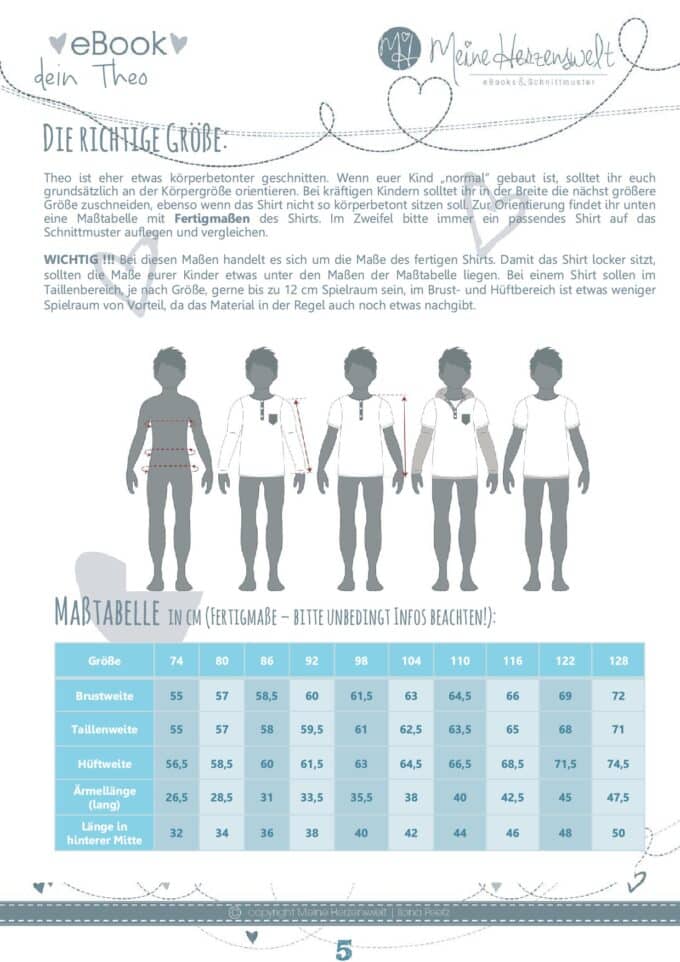 dein Theo Maßtabelle meine herzenswelt 001