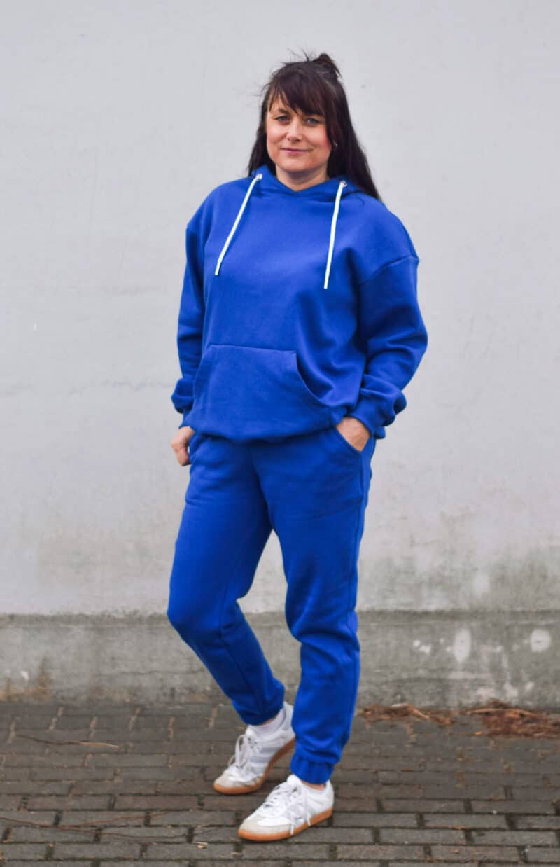 Jogginganzug für Damen - Schnittmuster - Hoodie und Jogginghose - Nähen - Meine Herzenswelt