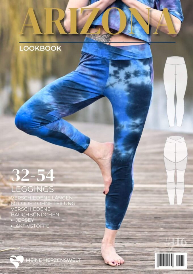 L116 Lookbook Arizona Schnittmuster Leggings Damen