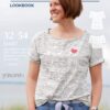 L061 Lookbook Cara Schnittmuster Tshirt Shirt Damen Nähen Meine Herzenswelt