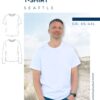 S166 Titelbild sein Seattle Tshirt Herren Schnittmuster Nähen Meine Herzenswelt