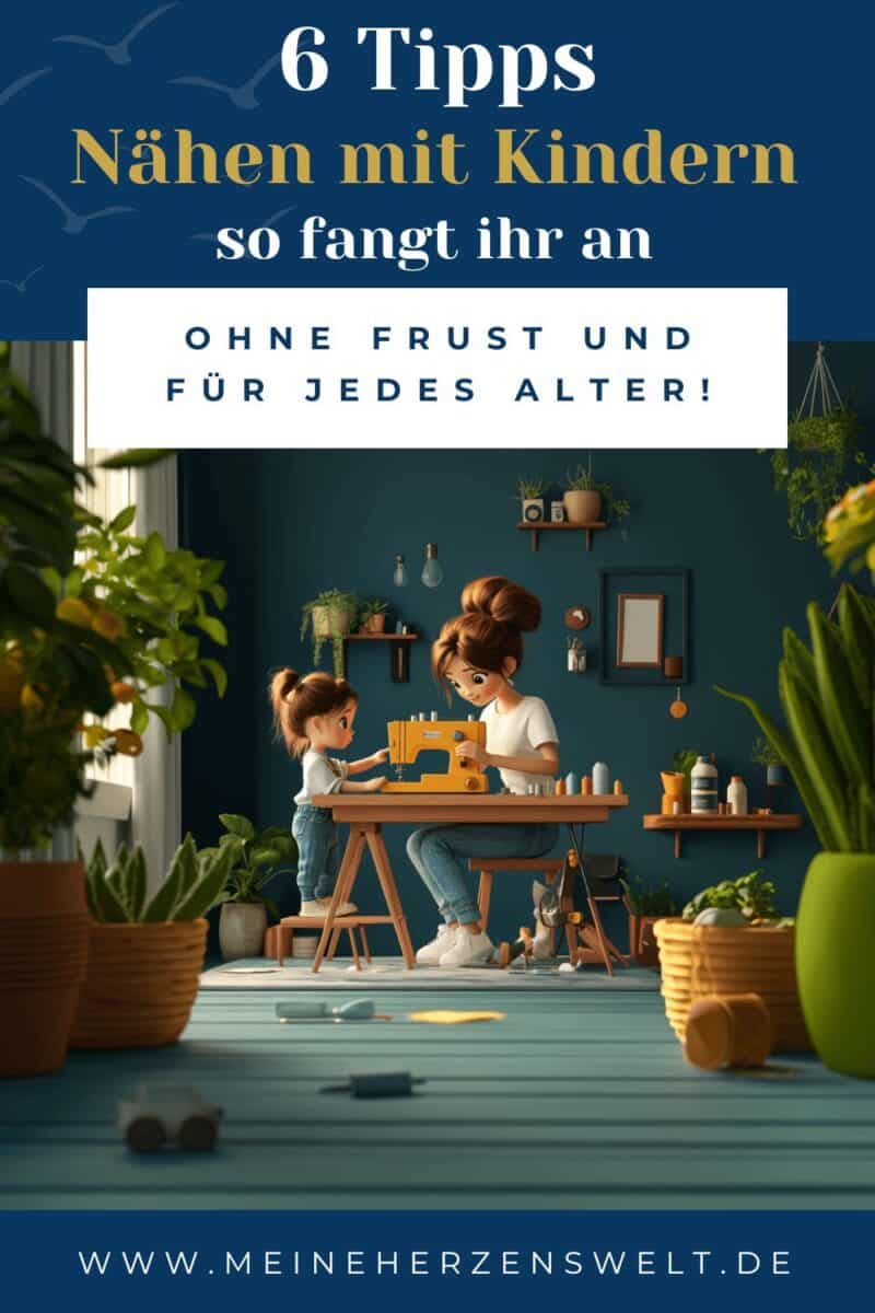  Nähen mit Kindern: Tipps & Tricks für jede Altersstufe 🧵👧💡 Bildidee 