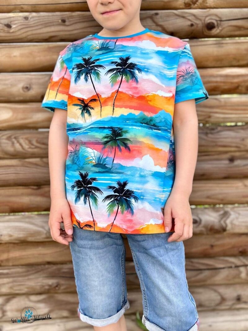 Tshirt für Kinder - Shirt Mädchen und Jungen - Schnittmuster - Sein Seattle - Nähen - Meine Herzenswelt - Anika Wolff