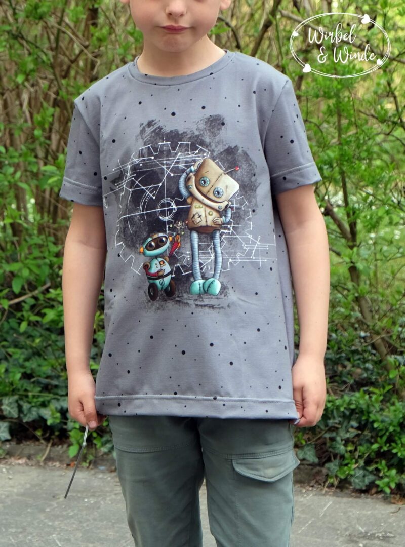 Tshirt für Kinder - Shirt Mädchen und Jungen - Schnittmuster - Sein Seattle - Nähen - Meine Herzenswelt - Caro Unterleitner4