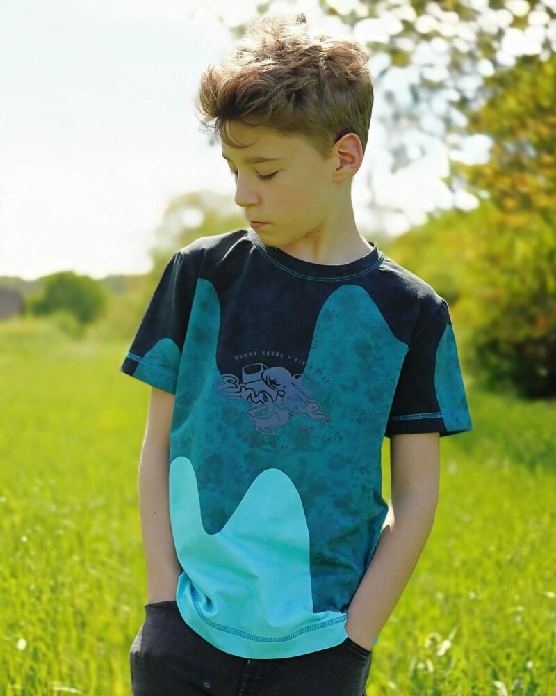 Tshirt für Kinder - Shirt Mädchen und Jungen - Schnittmuster - Sein Seattle - Nähen - Meine Herzenswelt - Christin Sf