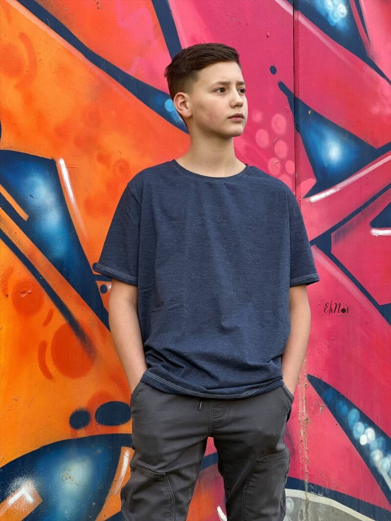 Tshirt für Kinder - Shirt Mädchen und Jungen - Schnittmuster - Sein Seattle - Nähen - Meine Herzenswelt - DaniEla He13