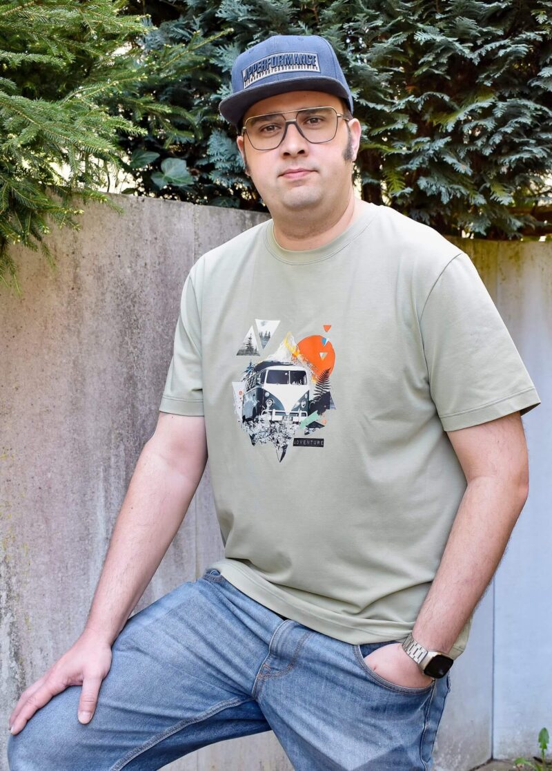 Tshirt für Herren - Shirt Männer - Schnittmuster - Sein Seattle - Nähen - Meine Herzenswelt - Jeanette Thümmler