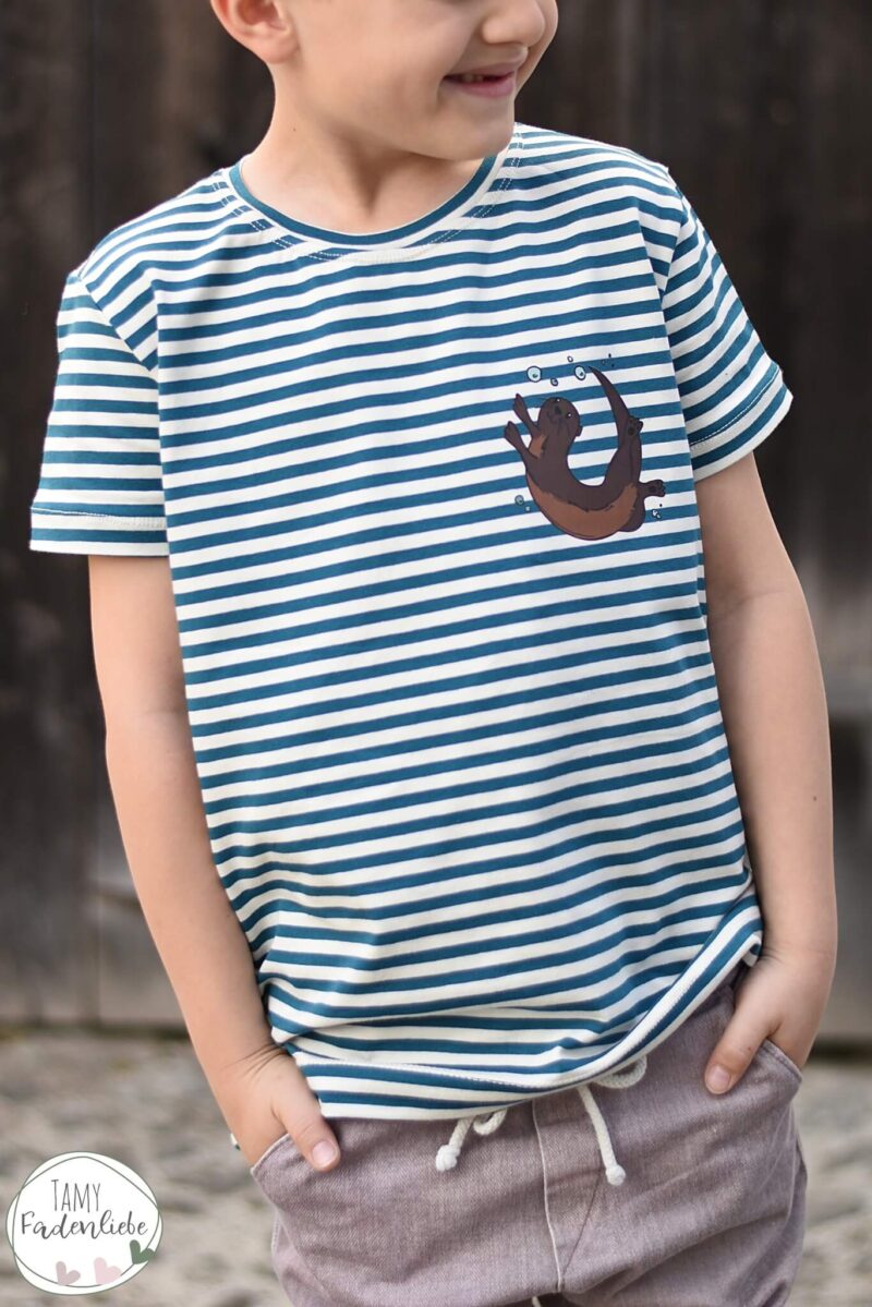 Tshirt für Kinder - Shirt Mädchen und Jungen - Schnittmuster - Sein Seattle - Nähen - Meine Herzenswelt - Tamy Ha1