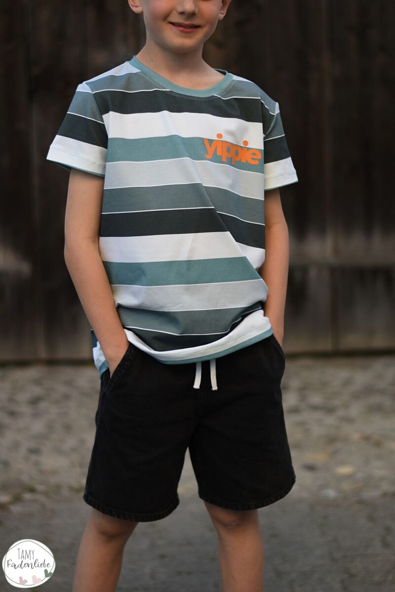 Tshirt für Kinder - Shirt Mädchen und Jungen - Schnittmuster - Sein Seattle - Nähen - Meine Herzenswelt - Tamy Ha4