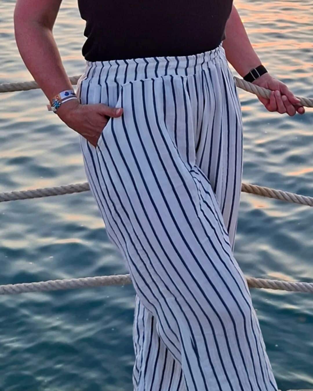 Hose aus Musselin nähen Musselinhose nähen Urlaub Sommer Schnittmuster Valetta Meine Herzenswelt (4)
