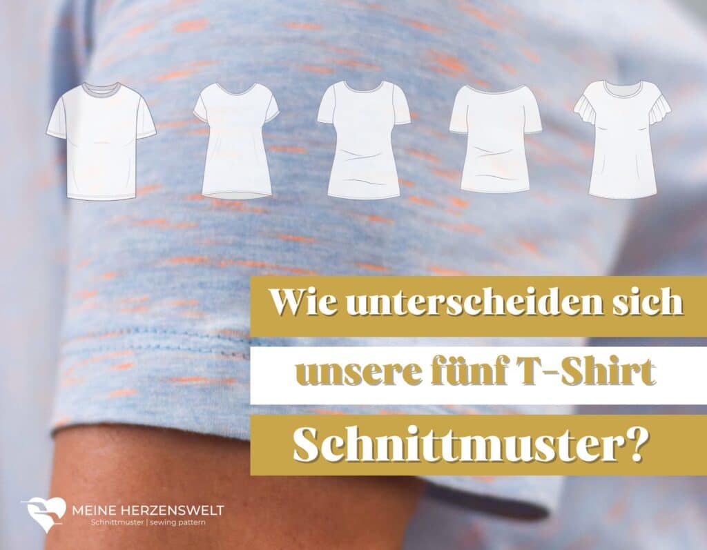 T Shirt Schnittmuster im Vergleich T Shirt für Damen nähen die 5 besten Schnittmuster(1)