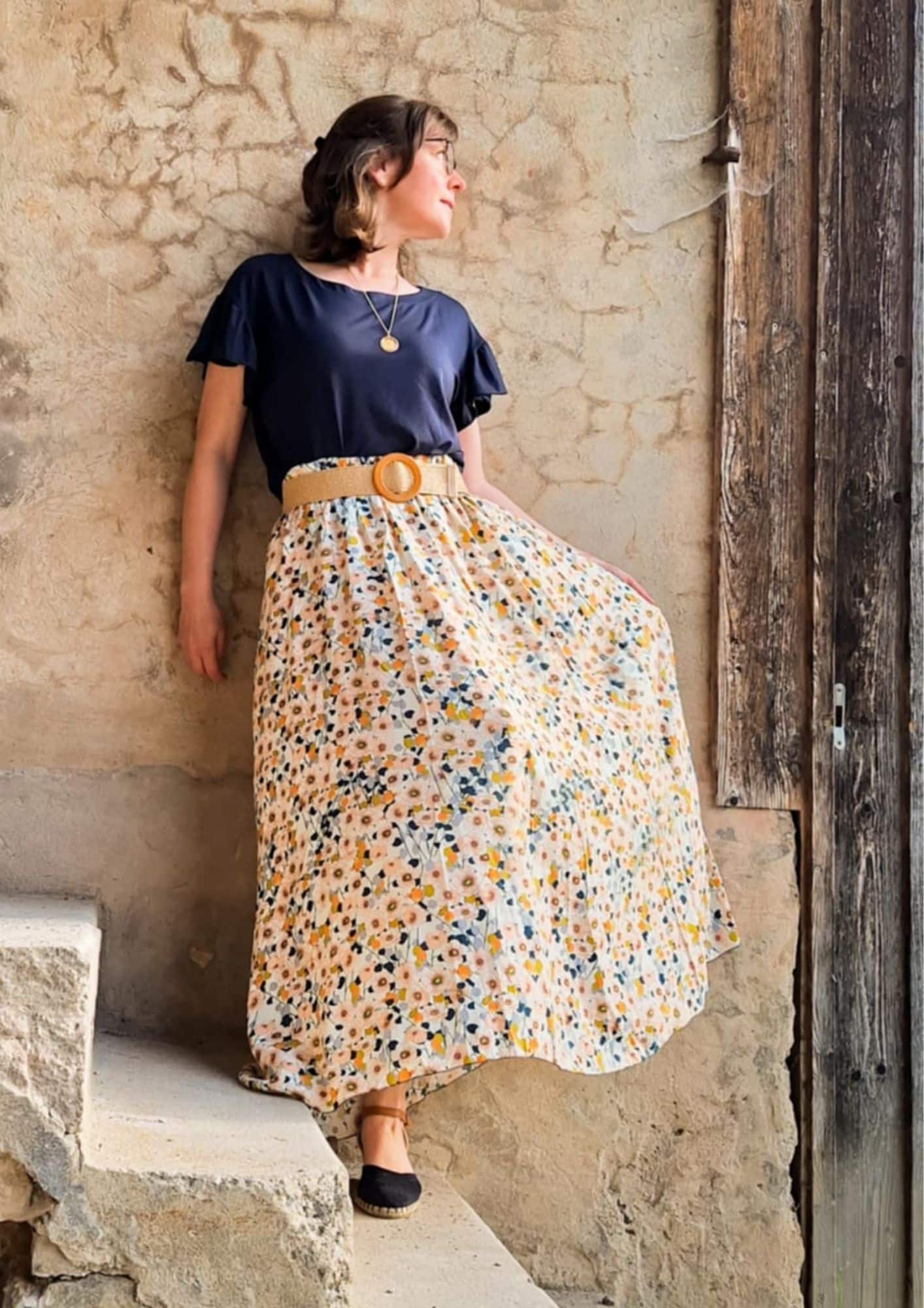 25 32 Sommeroutfit für Damen nähen Kundenbeispiel Rock, Hose und Shirt Inspiration Nähen Schnittmuster Meine Herzenswelt (3)