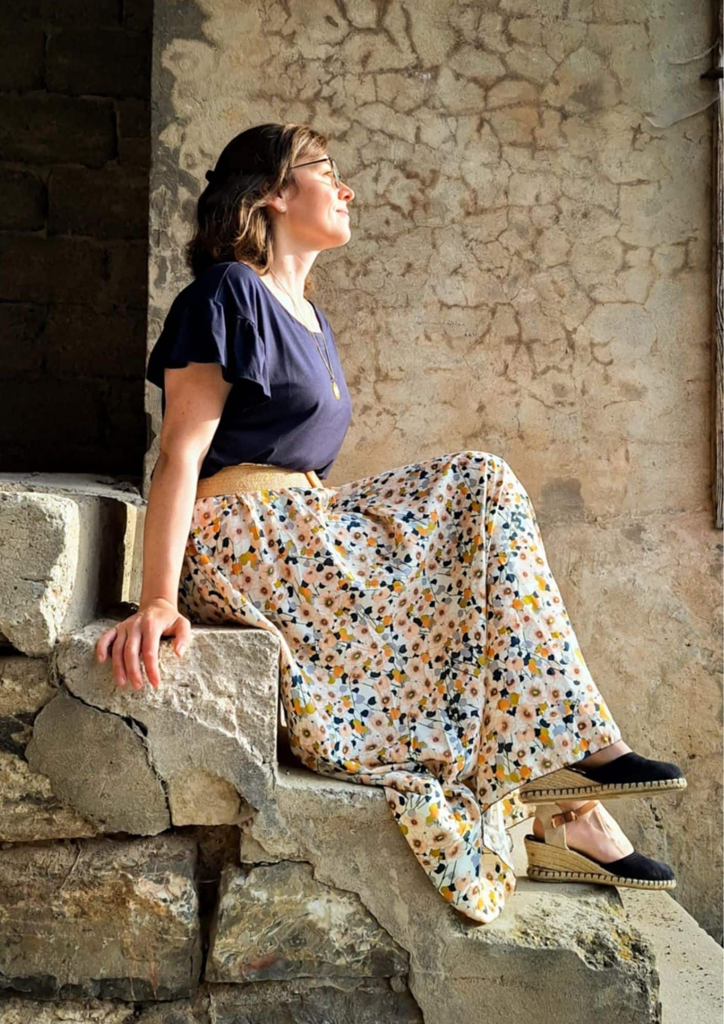 25 32 Sommeroutfit für Damen nähen Kundenbeispiel Rock, Hose und Shirt Inspiration Nähen Schnittmuster Meine Herzenswelt (4)