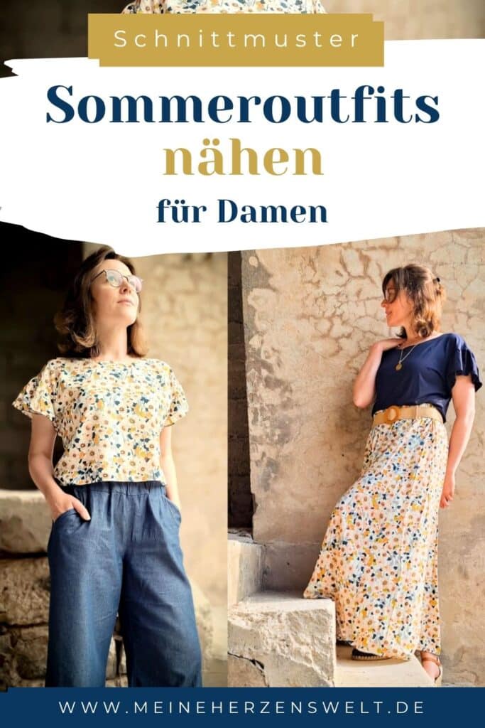 25 32 Sommeroutfit für Damen nähen Stylingideen DIY Outfit Schnittmuster Meine Herzenswelt Kundenbeispiel (9)