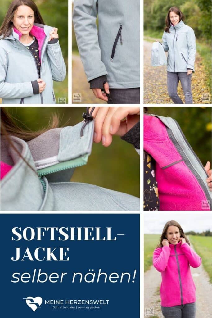 25 39 Softshell nähen die besten Schnittmuster für Softshell Softshelljacke Softshellmantel Softshellanzug Meine Herzenswelt (18)