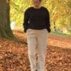 Outfit zum Nähen Kombi Schnittmuster Cordhose Riga Strickpullover Visby Meine Herzenswelt