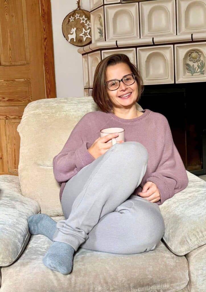 Outfit aus Strickstoffen nähen - Schnittmuster Strickstoffe - Strickhose nähen - Strickpullover nähen - Meine Herzenswelt - Constanze Perlberg