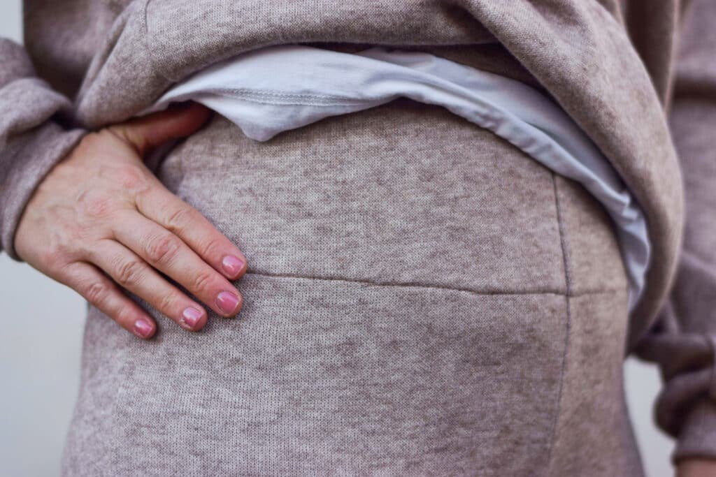 Strickoutfit nähen - Schnittmuster für Strickstoffe - Leggings - Strickleggings für Damen - Meine Herzenswelt