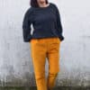 Outfit zum Nähen Kombi Schnittmuster Hose Riga Strickpullover Visby Meine Herzenswelt