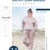 K056 Titelbild Outfit zum Nähen Strickoutfit nähen – Hoodie & Hose als Schnittmuster für Damen – Valetta & Boston Meine Herzenswelt