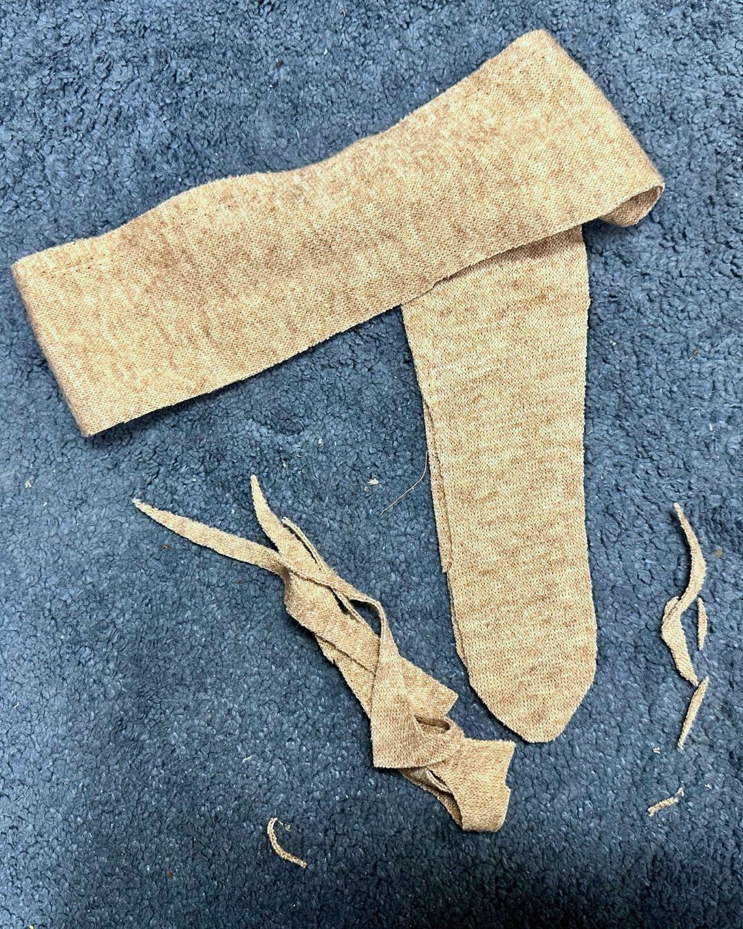 Miniscarf nähen Minischal nähen Tutorial Anleitung Nähen aus Stoffresten Meine Herzenswelt (2)