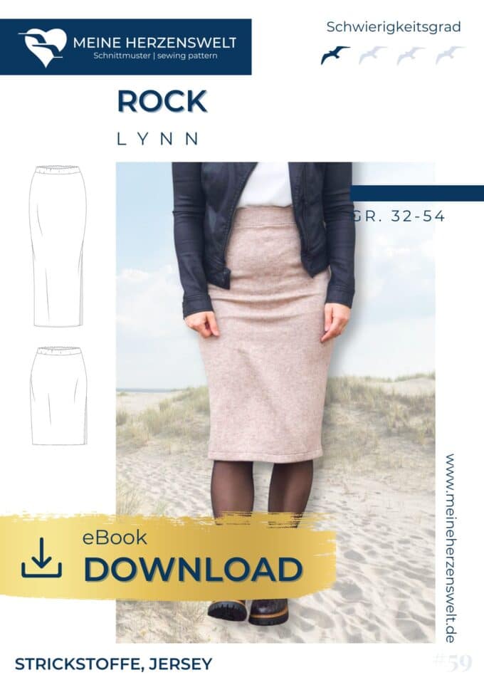 S059 Strick Lynn Rock für Damen Strickrock Schnittmuster Naehen Meine Herzenswelt (2)