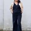 festliches Outfit nähen Schnittmuster Culotte, Bluse, Pailletten Blouson Meine Herzenswelt (5)