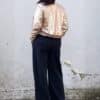festliches Outfit nähen Schnittmuster Culotte, Bluse, Pailletten Blouson Meine Herzenswelt (6)