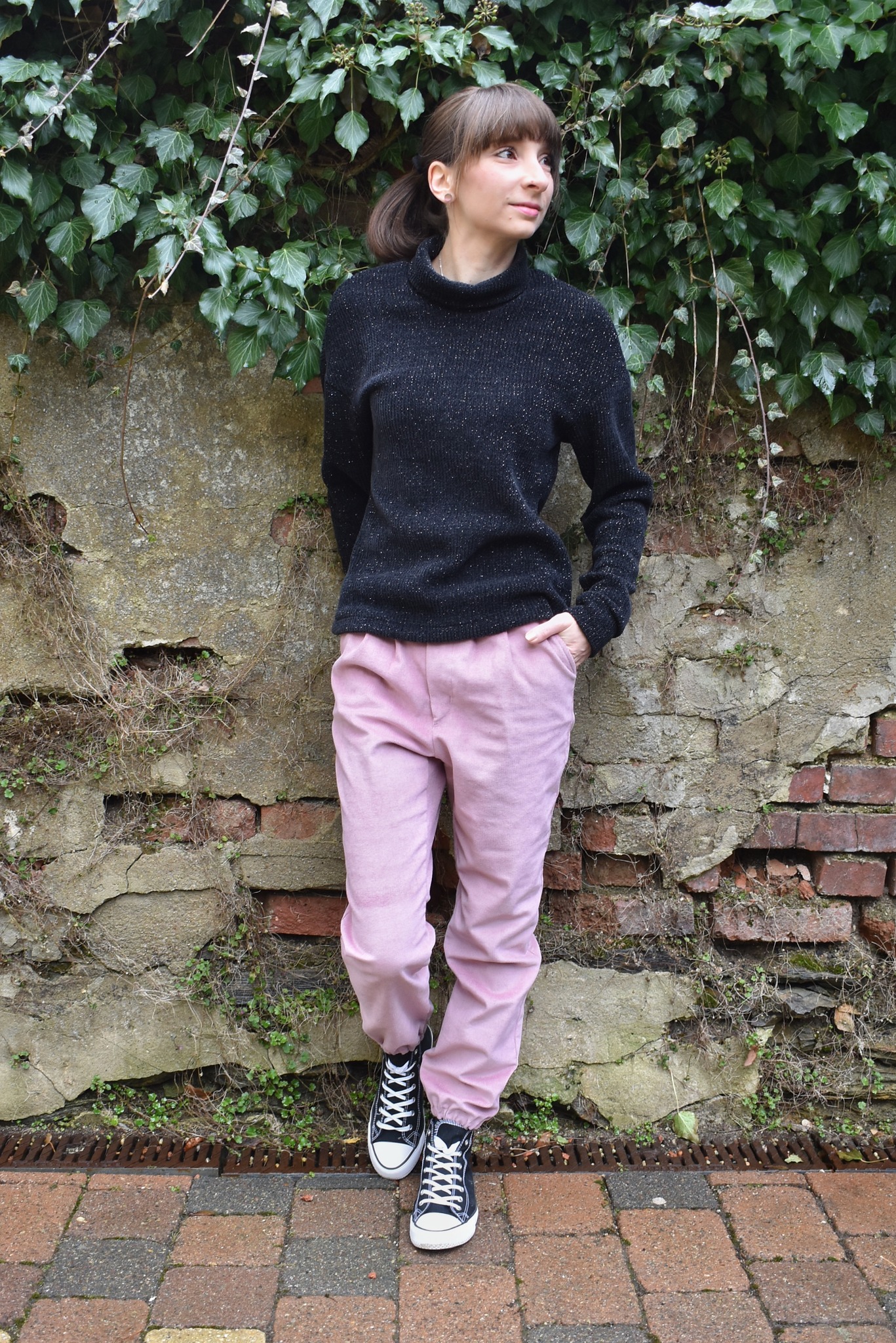 Outfit zum Nähen Kombi Schnittmuster Cordhose Riga Strickpullover Visby Meine Herzenswelt jeanette thuemmler