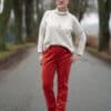 Outfit zum Nähen Kombi Schnittmuster Hose Riga Strickpullover Visby Meine Herzenswelt karolin trojak