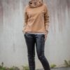 Outfit zum Nähen Kombi Schnittmuster Hose Jill Lederleggings Hoodie Montana Meine Herzenswelt - tanteemma