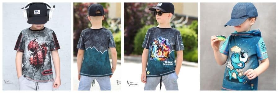 26 06 Hoodie für Jungs nähen cooler Hoodie für Jungs Schnittmuster für Stoffpaneele Hoodie Paco Meine Herzenswelt