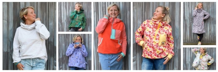 26 08 Hoodie für Damen nähen Inspiaration vielseitiges Schnittmuster Manuc Meine Herzenswelt