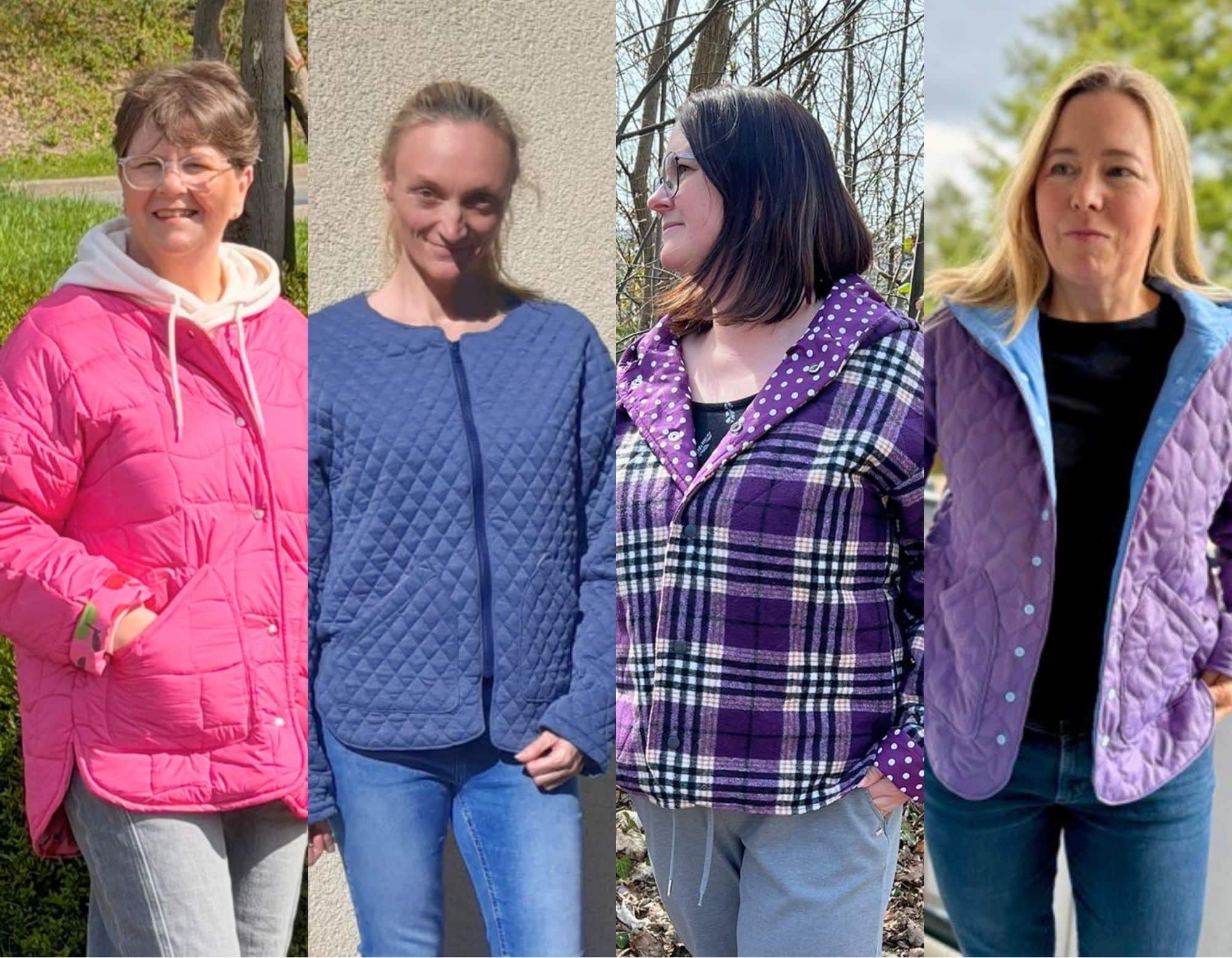 26 16 Jacke für Anfänger nähen Schnittmuster Steppjacke Schnittmuster Jacke für Anfänger meine Skara Meine Herzenswelt