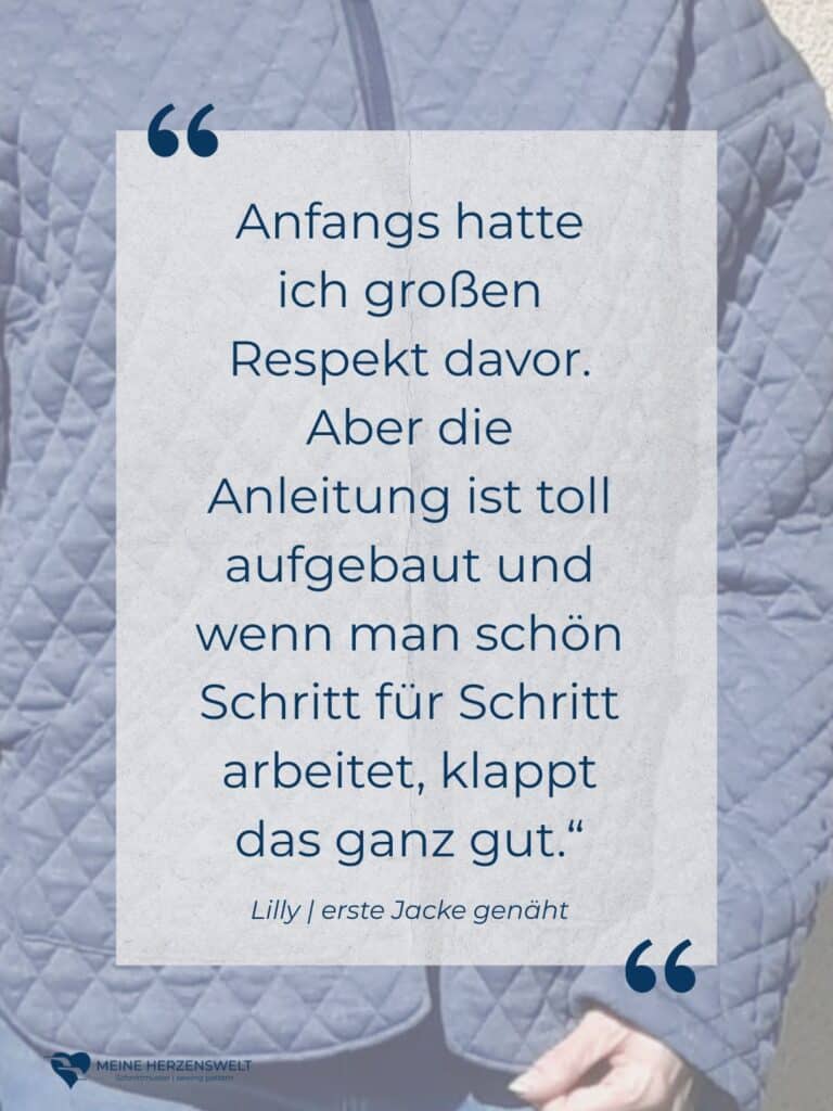 26 16 Skara Zitate Jacke nähen Anfänger Schnittmuster Steppjacke Meine Herzenswelt (11)