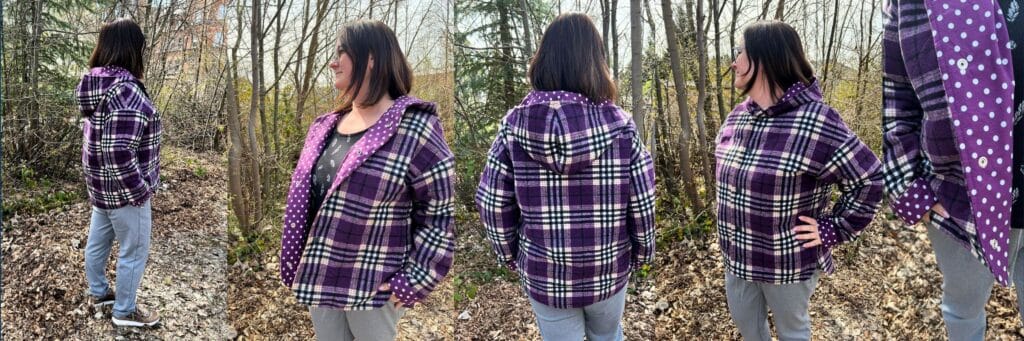 Sandra U Jacke für Anfänger Nähen Skara Schnittmuster Steppjacke Meine Herzenswelt